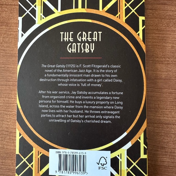 THE GREAT GATSBY BY F. SCOTT FITZGERALD - Picture 3 of 3